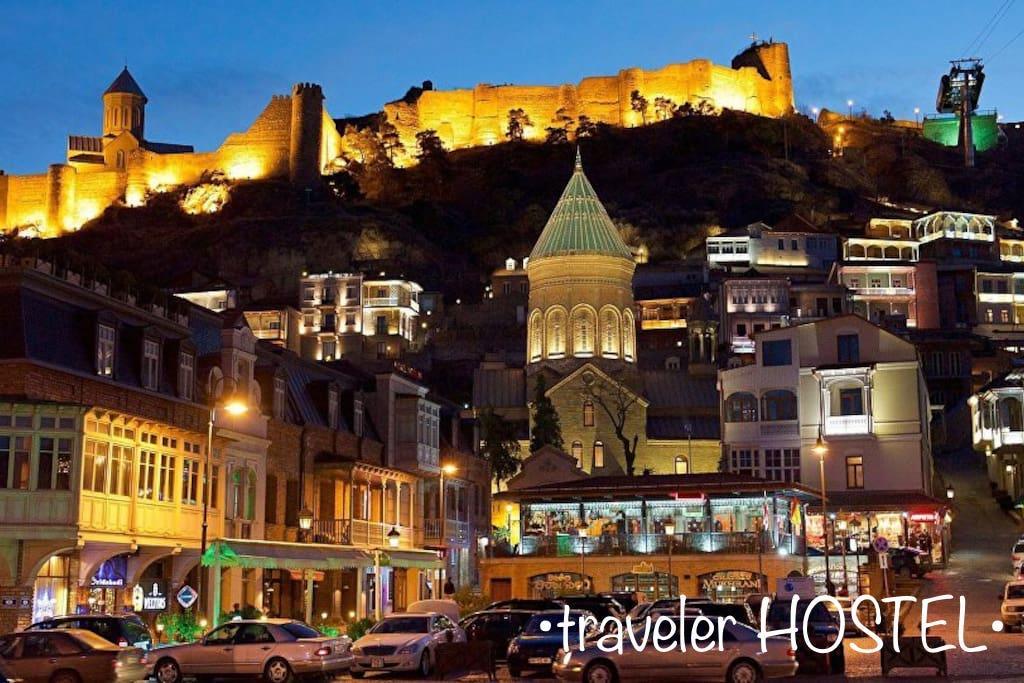 Traveler hostel Tbilisi Exterior foto